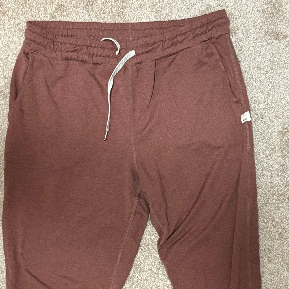 Vuori 25" Brown Heather Joggers - Size Medium